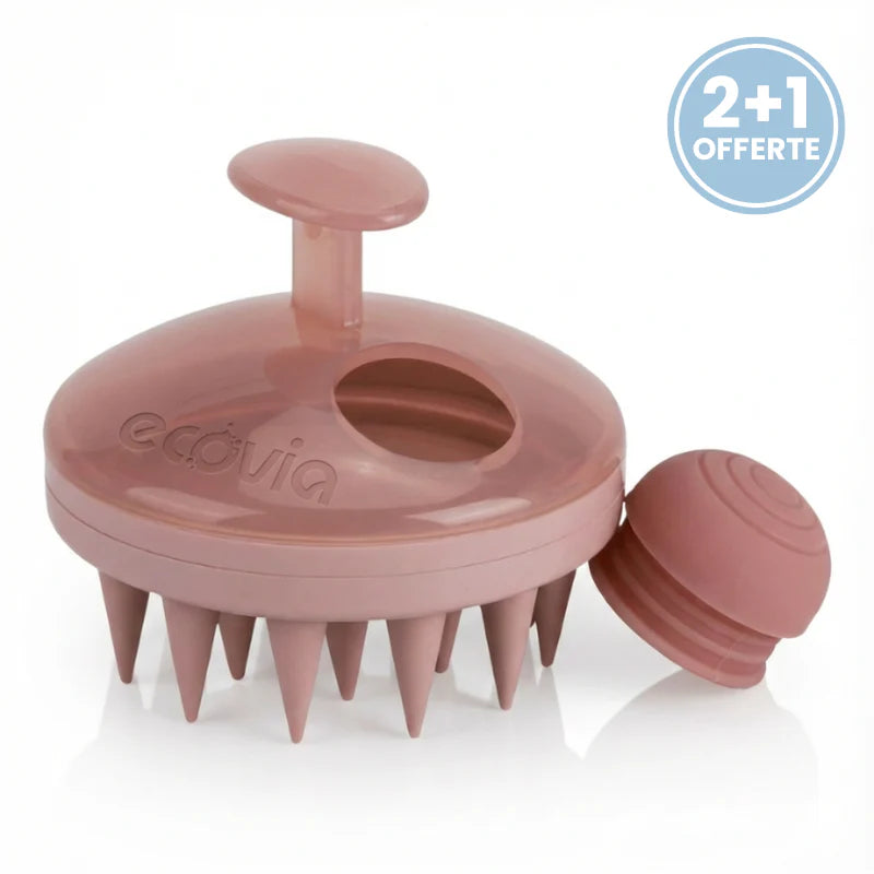 ScalpCare – Brosse exfoliante pour cuir chevelu Ecovia